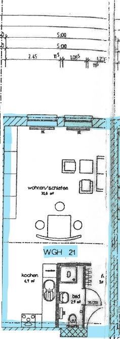Grundriss WE 21 Etagenwohnung Torgau