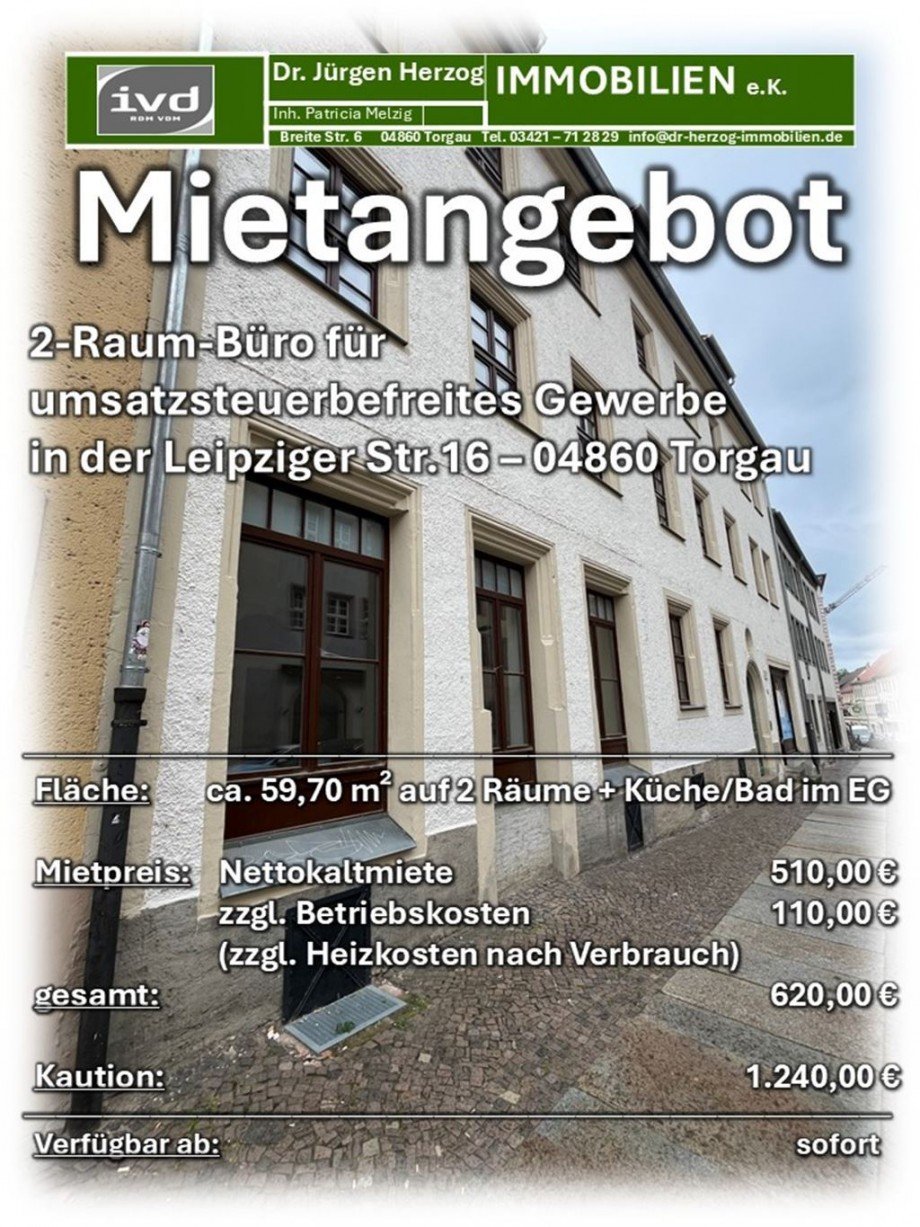 L16-WE1 Büro Bürofläche Torgau