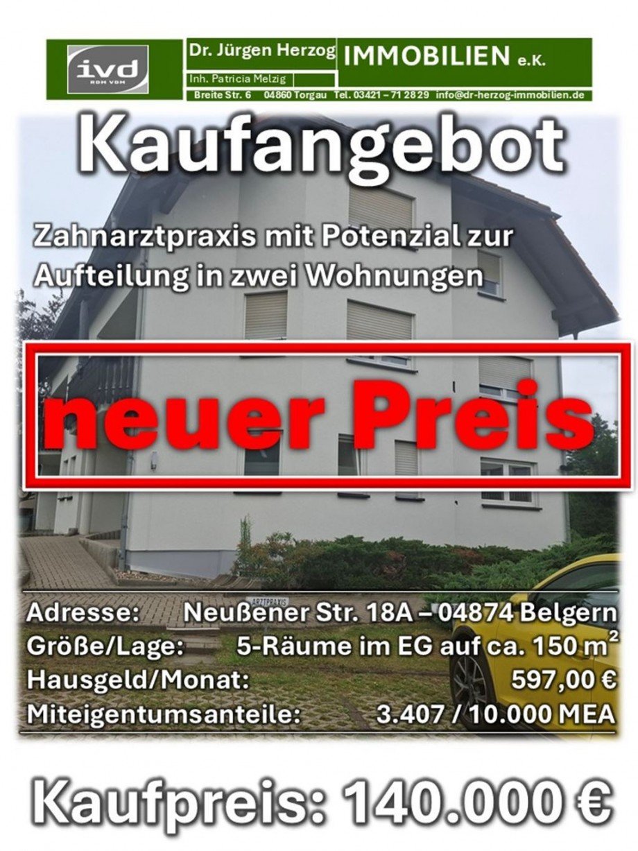 Exposé Belgern-Neußener St.18A Praxis Belgern b Torgau