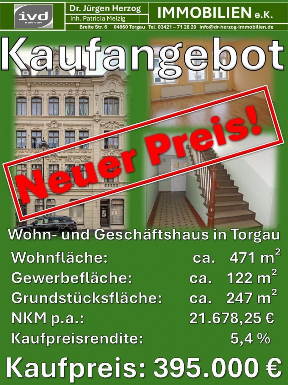 Aushang A3 Mehrfamilienhaus Torgau