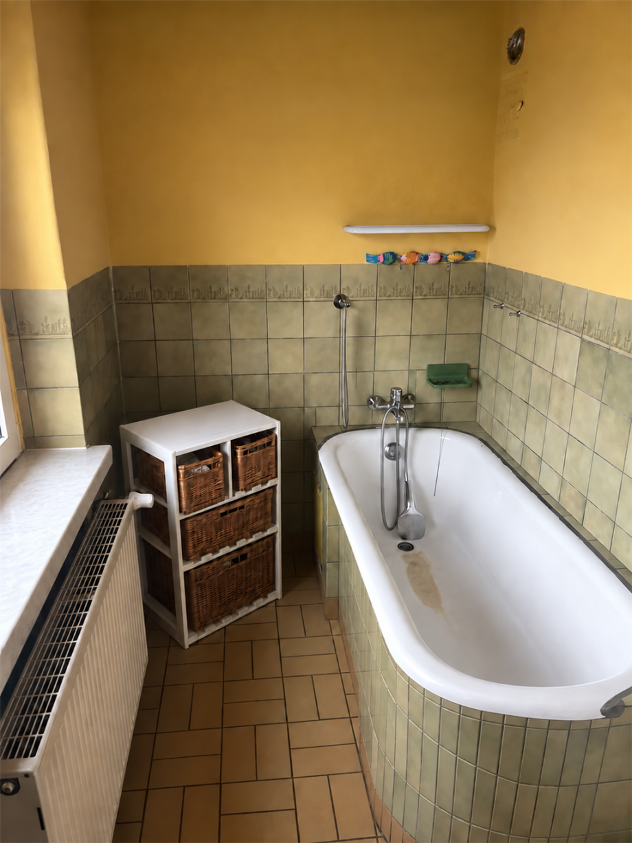 Badezimmer Doppelhaushälfte Zwethau