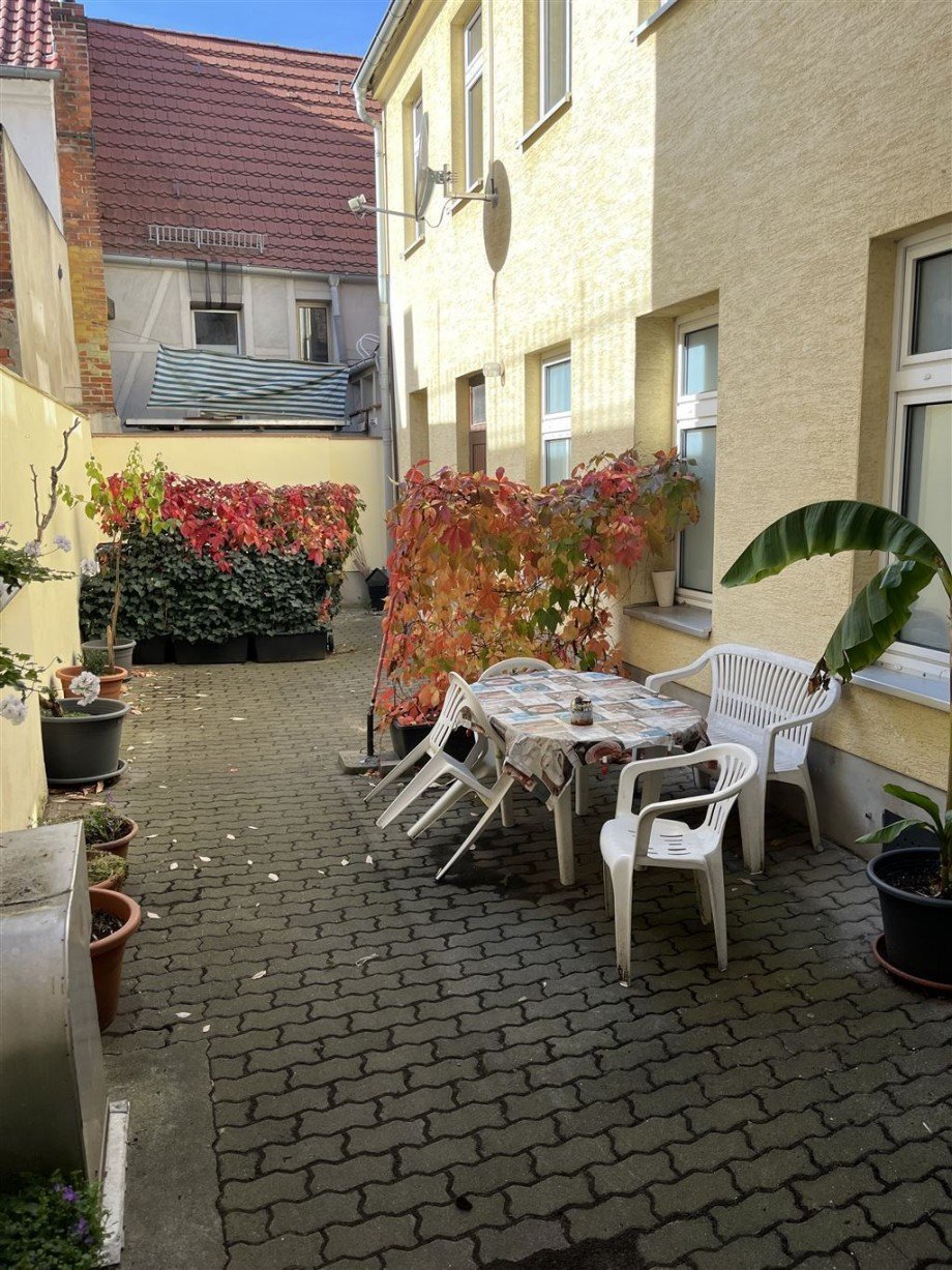 Innenhof Etagenwohnung Torgau