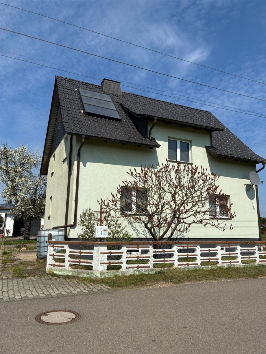 Hausansicht Einfamilienhaus Mockrehna OT Klitzschen