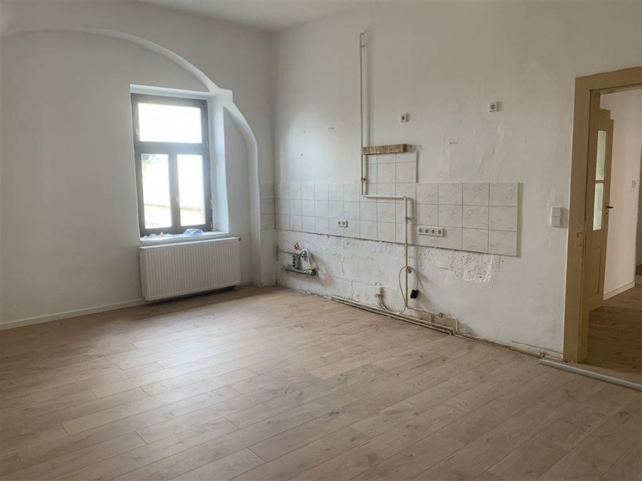 Wohnküche Leerwohnung 2.OG Mehrfamilienhaus Torgau