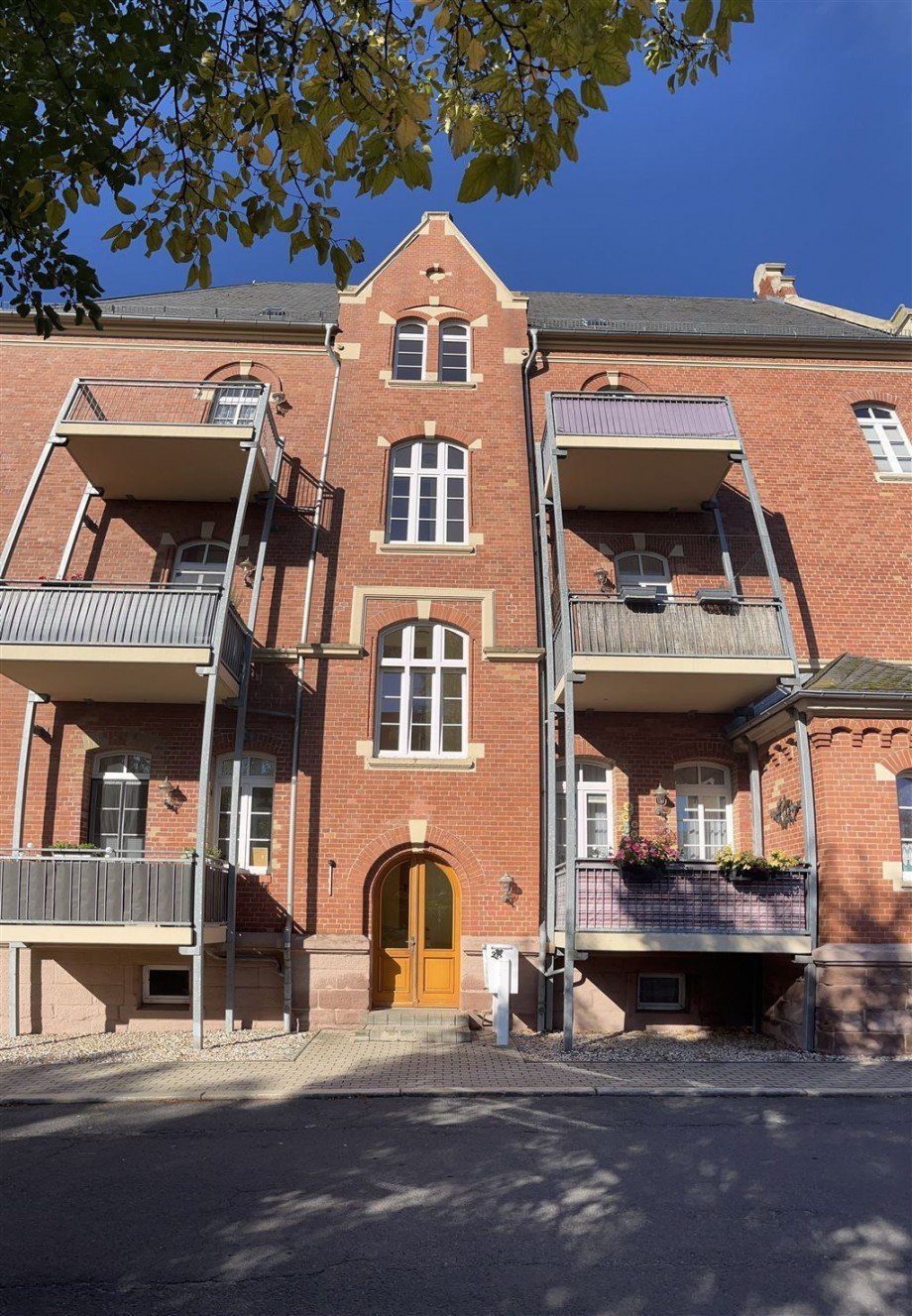 Außenansicht / Eingangsbereich Etagenwohnung Torgau