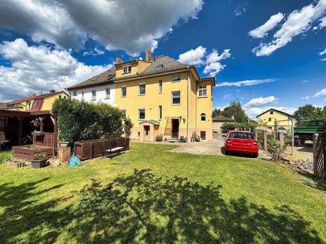 Außen mit Garten Zweifamilienhaus Bad Schmiedeberg